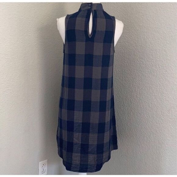 Anthropologie Cloth & Stone Plaid Swing Dress Size XS - Picture 3 of 10